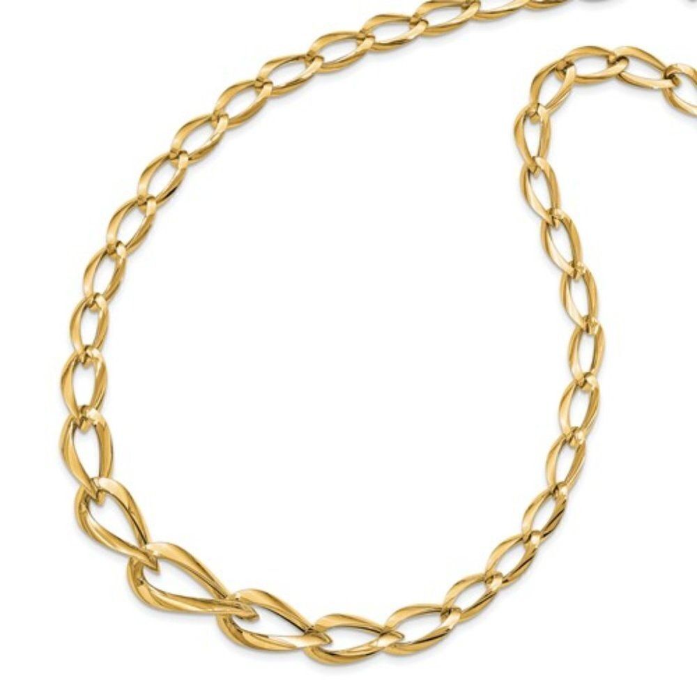 Leslie's 14K Polished Fancy Link Necklace
